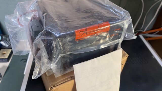 Accuphase R-1 speaker selector box in original packeing