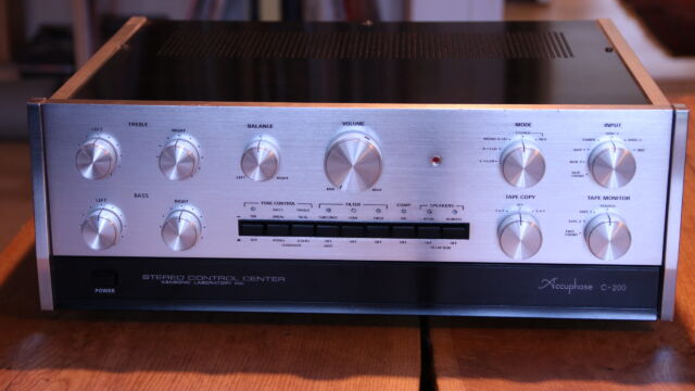Front view of the Accuphase C-200 preamplifier