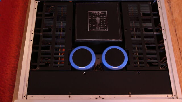 P-300 inside showing the shielding covers (Note this unit has been recapped)
