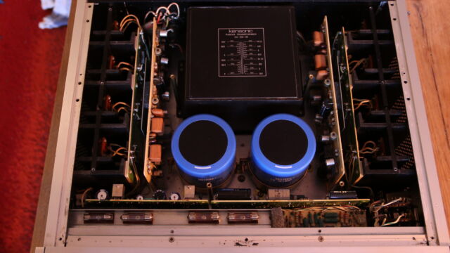 P-300 inside (Note this unit has been recapped)